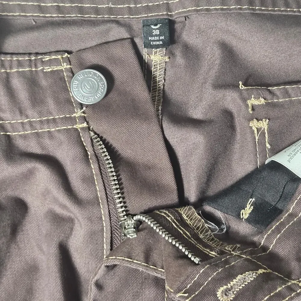 True Religion Cargo SN Pant HS Outline - Bracken Brown (Size 38x32) - NWT